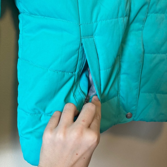 Columbia Teal Puffer Omni Shield Coat Medium - Picture 4 of 10